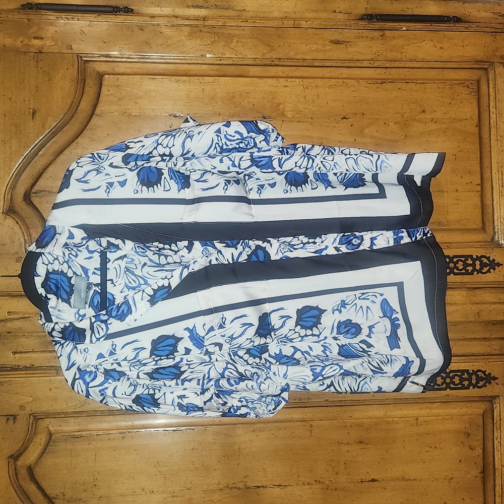 Anthropologie Brenna Short Sleeve Buttondown Shirt 2X Worn Twice